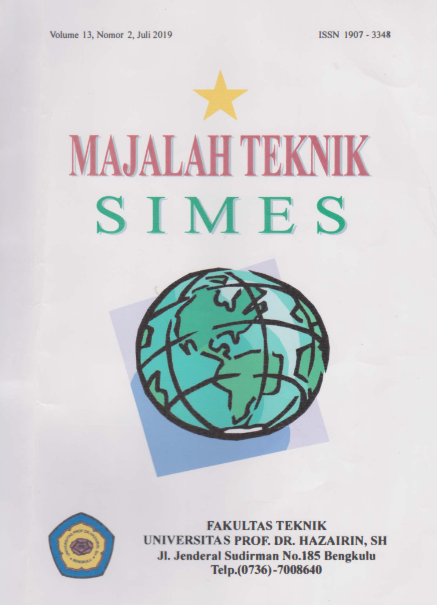 					View Vol. 13 No. 2 (2019): Majalah Teknik Simes
				